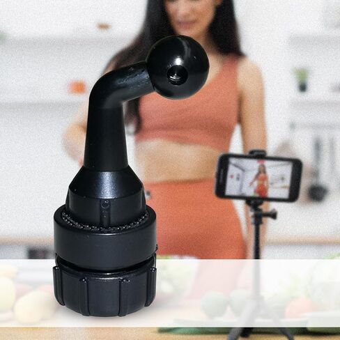 Multifunctional 17mm Ball Head Connector 17mm Ball Joint Extension Stand for Live Broadcast Gear Studio Lights Phone Holder Adapters for Live Streaming in Kuwait