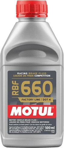 Motul RBF 660 Factory Line Dot-4 سائل فرامل السباق الاصطناعي بنسبة 100% 500 مل (101667) in Kuwait