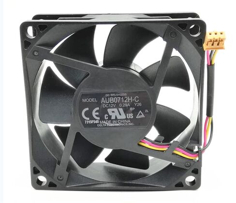 AUB0712H-C DC12V 0.29A 70X70X25mm 3-Wire Cooling Fan 7025mm in Kuwait