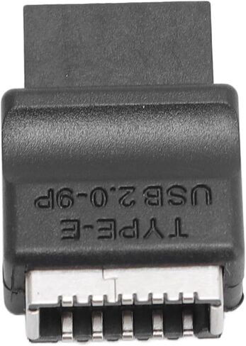 Pomya 9PIN Male to Type E Female Adapter, USB 2.0 480Mbps Front Panel Header Extension Converter for PC Case Motherboard in Kuwait