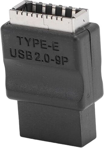 Pomya 9PIN Male to Type E Female Adapter, USB 2.0 480Mbps Front Panel Header Extension Converter for PC Case Motherboard in Kuwait