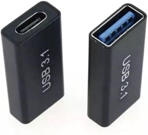 ZEZEFUFU High Speed USB 3.0 Coupler Female to Type C Female Adapter Extension Converter Parts in Kuwait
