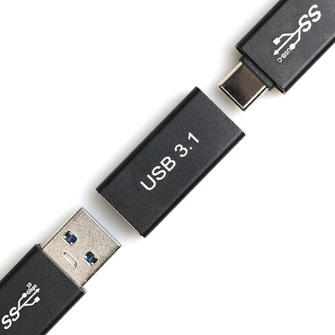ZEZEFUFU High Speed USB 3.0 Coupler Female to Type C Female Adapter Extension Converter Parts in Kuwait