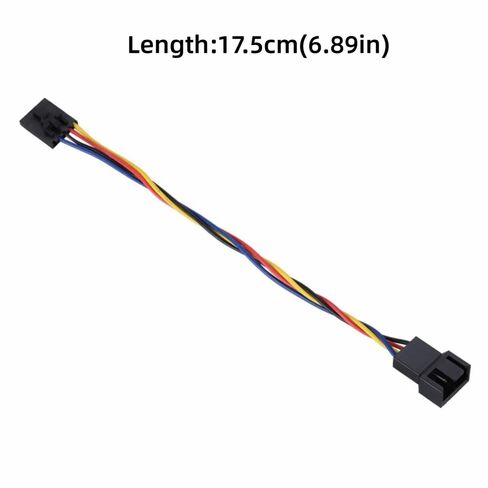 5 حزم كابل محول مروحة 5Pin إلى 4Pin - خط واجهة محول موصل مروحة وحدة المعالجة المركزية لمراوح التبريد PWM من Dell، 17.5 سم in Kuwait