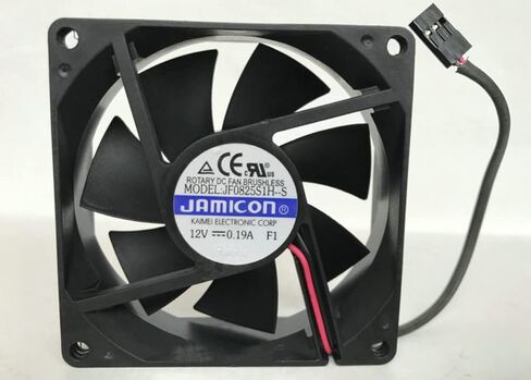 JF0825S1H-S 80x80x25mm 12V 0.19A JAMICON 2-مروحة تبريد السلك in Kuwait