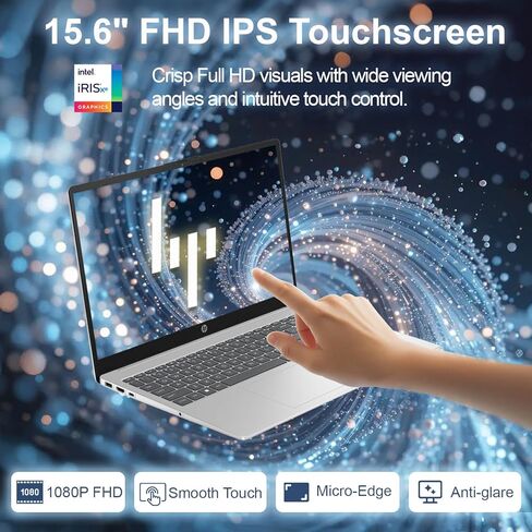 كمبيوتر محمول HP بشاشة لمس FHD مقاس 15.6 بوصة | معالج Intel Core i7 | ذاكرة الوصول العشوائي DDR4 سعة 16 جيجابايت | تخزين 1 تيرابايت (512 جيجابايت PCIe SSD + 500 جيجابايت خارجي) | Win 11 | Wi-Fi 6E | لوحة مفاتيح كاملة الحجم مع لوحة مفاتيح رقمية | حزمة WOWP in Kuwait