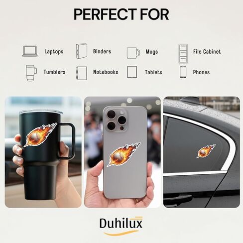 (3PCS) Baseball Sticker 3", Baseball Cutouts Lover Baseball Gifts Baseball Decals, Large Baseball Stickers, Baseball Vinyl Decal for Laptop, Water Bottles, Phones, Scrapbooks, Poster in Kuwait