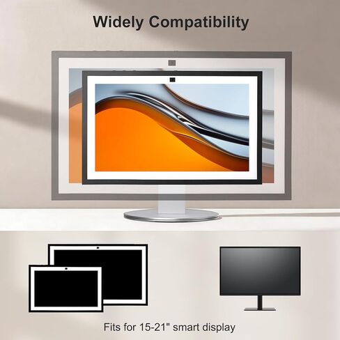 UPERGO Stand for Echo Show 21 and 15, 180° Tiltable Heavy Duty All Aluminum Base, Compatible with Smart Displays & VESA Mount Speakers, Easy Assembly in Kuwait
