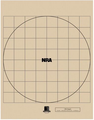 The NRA Pistol Qualification Targets, 100 Target Pack, 25 of Each Target Design in Kuwait