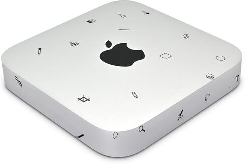 جلد متوافق مع Apple Mac Mini M2 (2023) - نمط البكسل - غطاء لاصق واقٍ من الفينيل الفاخر 3M - سهل الاستخدام | صُنع في الولايات المتحدة الأمريكية بواسطة MightySkins in Kuwait