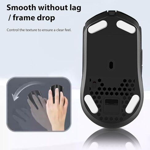 2 Sets Pulsefire Haste 2 Wireless Mouse Skates, PTFE Replacement Feet Compatible with HyperX Pulsefire Haste2 Wireless (Not Fit for Haste2 Wired) Gaming Mouse (0.7mm/White) in Kuwait