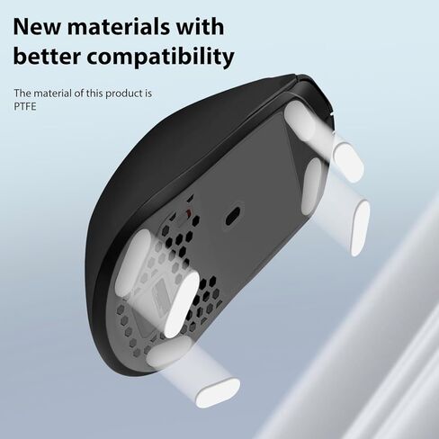 2 Sets Pulsefire Haste 2 Wireless Mouse Skates, PTFE Replacement Feet Compatible with HyperX Pulsefire Haste2 Wireless (Not Fit for Haste2 Wired) Gaming Mouse (0.7mm/White) in Kuwait