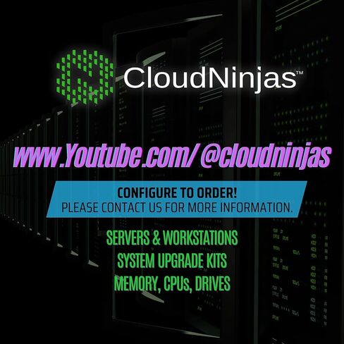 Cloud Ninjas AI Workstation Designed for Autodesk Flame Ryzen Threadripper 9960X 4.2GHz 24 Core Geforce RTX PRO 4000 Blackwell SFF 24GB 128GB ECC Reg DDR5 1TB 2TB M.2 NVMe 1600W PSU in Kuwait