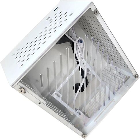 علبة كمبيوتر مدمجة قابلة للتوسيع على برج الكمبيوتر F2 ITX، 3 فتحات PCIe، دعم طاقة ATXSFX، مشعات 120 مم، مساحة مراوح 3X لمنشئي المحتوى in Kuwait
