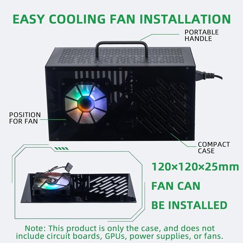 هيكل eGPU لـ VK-Y900 (لا يشتمل على لوحة الدائرة)، علبة من سبائك الألومنيوم/الحديد/الأكريليك للوحة الأم VK-Y900 (حافظة VK-Y900) in Kuwait
