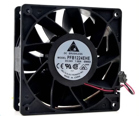 PFB1224EHE Delta 12038 24V 1.08A 4000RPM 181.27CFM 2-Wire Cooling Fan in Kuwait