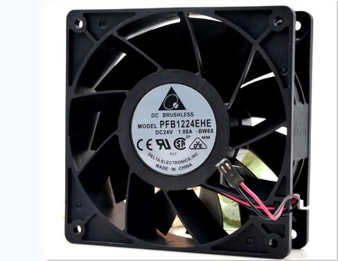 PFB1224EHE Delta 12038 24V 1.08A 4000RPM 181.27CFM 2-Wire Cooling Fan in Kuwait