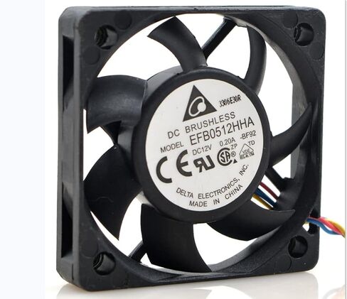 EFB0512HHA 50x50x10mm DC12V 0.2A 5CM 4-Wire Cooling Fan in Kuwait