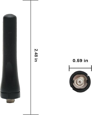 Dual Band Antenna 144/430MHZ Mini Short Stubby Antenna for Baofeng UV-5R UV-82 BF-888S 666S 777S TK240 TK278 Walkie Talkie Two Way Radio 12Pack in Kuwait
