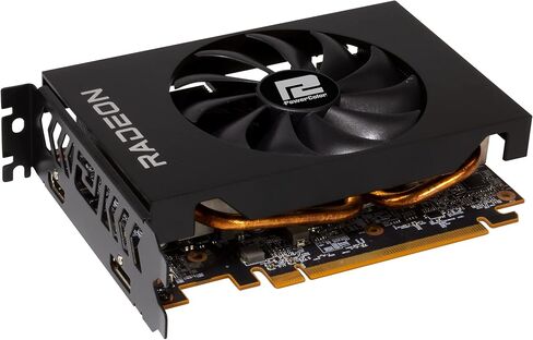 PowerColor AMD Radeon RX 6500 XT ITX Gaming Graphics Card with 4GB GDDR6 Memory (Renewed) in Kuwait