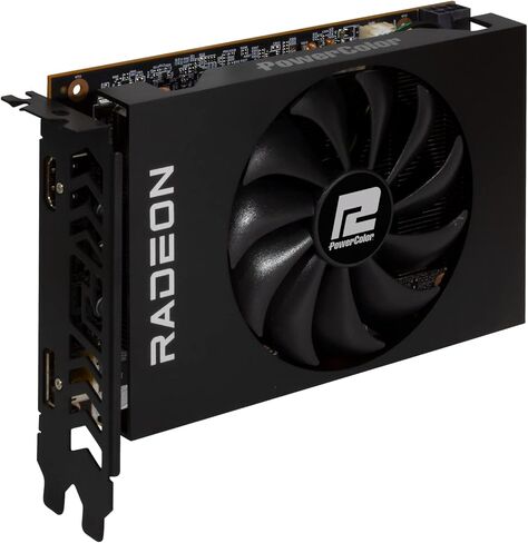 PowerColor AMD Radeon RX 6500 XT ITX Gaming Graphics Card with 4GB GDDR6 Memory (Renewed) in Kuwait