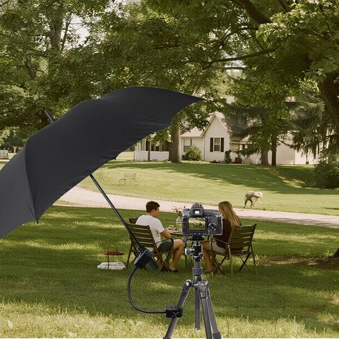 Super Double Clamp Camera Mount with 11.8'' Gooseneck, 360° Flexible Pole Clamp for Tripod, Umbrella, Stroller, Crossbar, Studio Light Stand & Photography Accessories in Kuwait