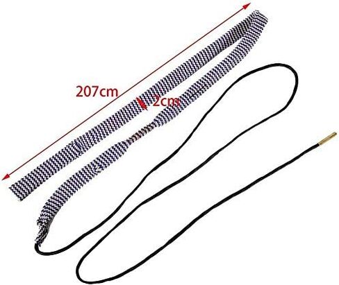 Gun Snakes Cleaner .338 Cal .340 Gun Cleaning Kit Supplies Gun Barrel Cleaning Rope for Rifle Pistol Shotgun Brass Brush Cleaning Cord in Kuwait