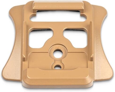 Metal NVG Mount Base Lightweight Helmet NVG Bracket Night Vision Goggles Device Mount Shroud，Compatible with USMC ECH ACH Helmet Rhino Front Bracket Mounting，with Double-Head Hook Elastic Rope、Screw in Kuwait