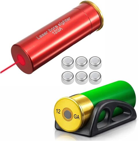 Gotical 12ga Laser Cartridge Bore Sighter 12 Gauge Shot Gun Boresighter Sight Boresight in Kuwait