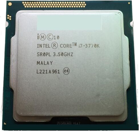 Inti I7-3770K I7 3770K 3.5 GHz/8MB 4 c Socket 1155/5 GT/S Desktop CPU in Kuwait