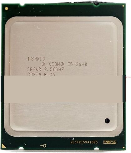 معالج Xeon E5-2640 E5 2640 Six c C2 سطح المكتب 2 وحدة المعالجة المركزية للعمل العادي.5 LGA 2011 SROKR in Kuwait
