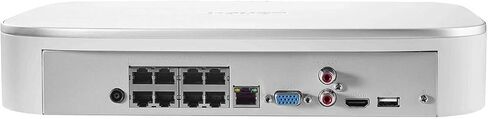 نظام NVR بدقة 4K Ultra HD IP ذو 8 قنوات مع 6 كاميرات IP ذكية بدقة 4K بدقة 8 ميجابكسل، ورؤية ليلية بطول 150 قدمًا، وقرص صلب سعة 2 تيرابايت، وقدرات دمج in Kuwait