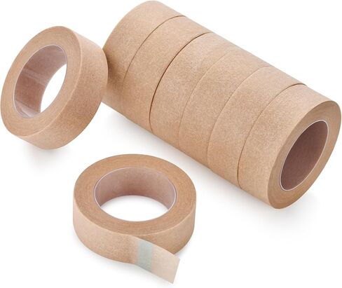8 Rolls Nose Tape for Rhinoplasty Shaping, Micropore Tape, Paper Tape Medical Sensitive Skin, Flexible Surgical Bandages, First Aid Bandages for Wound Injuries Swelling (0.5 in x 10 yds) in Saudi Arabia