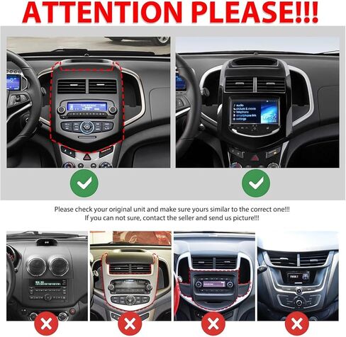 لسيارة شيفروليه أفيو سونيك 2012-2016 CarPlay Android Auto Navigation Stereo GPS Radio Reverse Camera Display 9 "IPS Touchscreen Headunit Tablet Media Player، إذا كان ذلك ممكنًا، رباعي النواة 2G+64G in Kuwait