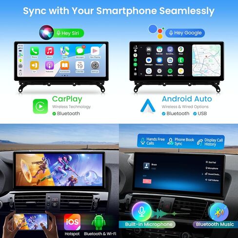 XTRONS Qualcomm 685 Android 14 Car Stereo for BMW X3 F25 / X4 F26 (2014-2016) with NBT System, 12.3 Inch 2K IPS Touch Screen GPS Navigation Support Wireless CarPlay Android Auto (8+256G) in Kuwait
