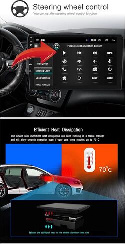 Car Stereo Android 12 for Chevrolet Chevy Silverado GMC Sierra Buick Enclave Yukon, 7" IPS Touch Screen Car Radio Build-in GPS Wireless CarPlay/Wired Android Auto, 2G+32G, Backup Camera/DSP/SWC in Kuwait