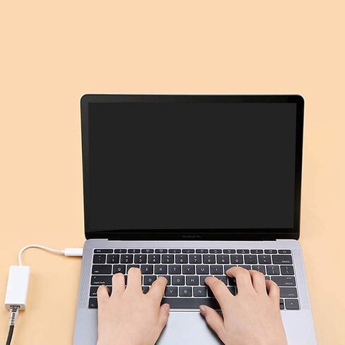 USB-C to Ethernet NIC Type-C to RJ45 LAN Network Dongle Connector, for 3 to Network Adapter for, White, 500060978 in Kuwait