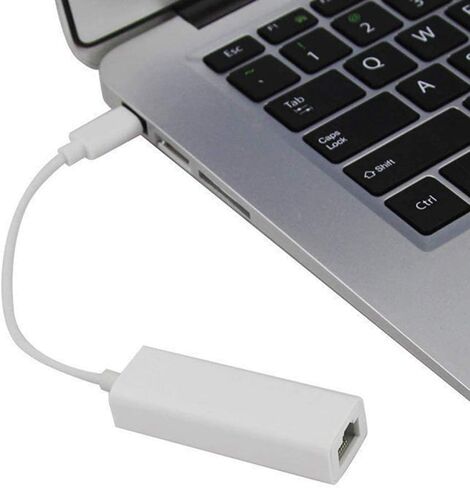USB-C to Ethernet NIC Type-C to RJ45 LAN Network Dongle Connector, for 3 to Network Adapter for, White, 500060978 in Kuwait