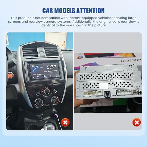 5Ghz WiFi Android Car Radio for Nissan Versa Sedan Radio 2015-2019 Car Stereo 10.1" 1080P IPS Touchscreen with Wireless Carplay Android Auto Bluetooth GPS Navigation FM/RDS with Backup Camera,4G+64G in Kuwait