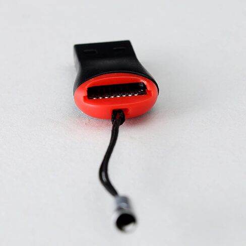 محول قارئ بطاقة الذاكرة المحمولة USB2.0 قارئ بطاقة TF مع الحبل in Kuwait