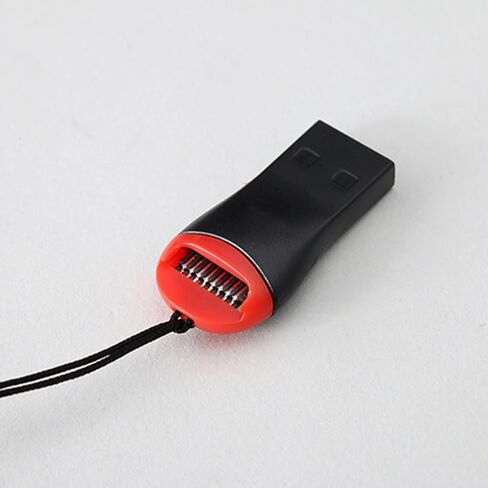 محول قارئ بطاقة الذاكرة المحمولة USB2.0 قارئ بطاقة TF مع الحبل in Kuwait