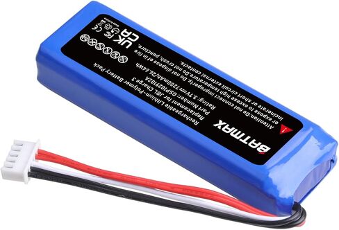 Batmax New 3.7V 7200mAh Battery GSP1029102A for JBL Charge 3 Portable Bluetooth Speaker in Kuwait