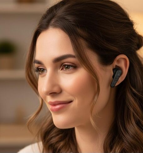 HARMONY TWENTY-TWO HTT-9، سماعات أذن لاسلكية، ENC 4 ميكروفون لإلغاء الضوضاء، سماعات أذن عميقة 13 مم مع مساعد صوتي، 5.4 سماعات بلوتوث، شحن سريع 10 دقائق = 100 دقيقة، حافظة 6H+35H، Ipx5 in Kuwait