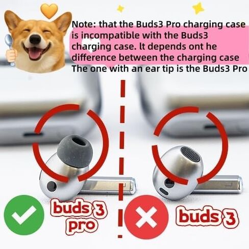 OEM Single Left Ear Replacement Earbud for Samsung Galaxy Buds 3 Pro SM-R630, Compatible Genuine Left Side Only, Original Used Buds3Pro, One R Buds Pro 3, Silver, True Wireless Bluetooth, AI Chip in Kuwait