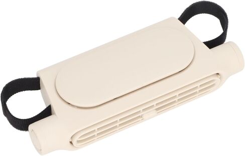 USB Car Backseat Fan, 3 Wind Speeds Powerful Recirculating Air Low Noise Cooling Fan, USB Plug with Efficient Design, Ideal for SUV, RV, Truck & Off Road Vehicle (Beige) in Kuwait