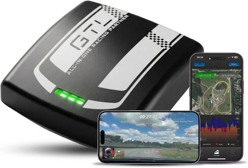 صندوق عداد الأداء المعتمد على نظام تحديد المواقع العالمي (GPS) بتردد 20 هرتز مع مستشعر حركة ذو 6 محاور، ومؤقت دورات السيارة والدراجات النارية ومقياس السحب، ومسجل بيانات السباق المستقل مع تتبع عالي الدقة، وتطبيق iPhone iOS in Kuwait