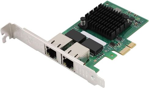 SUNGOOYUE I350 AM2 PCIE Gigabit Network Card, Dual Port Ethernet Server Adapter with RJ45 Connectors, for Ethernet Controller I350 AM2 in Kuwait