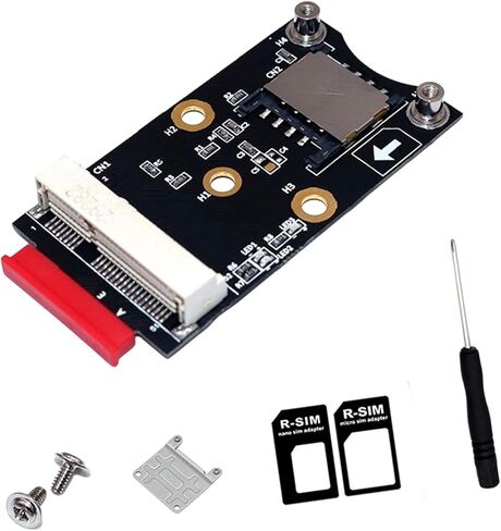 A+E Slot Adapter Module Board for Miniature PCIe WiFi 4G Compatible for 7 8 10 Systems Desktop WiFi in Kuwait