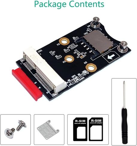 A+E Slot Adapter Module Board for Miniature PCIe WiFi 4G Compatible for 7 8 10 Systems Desktop WiFi in Kuwait