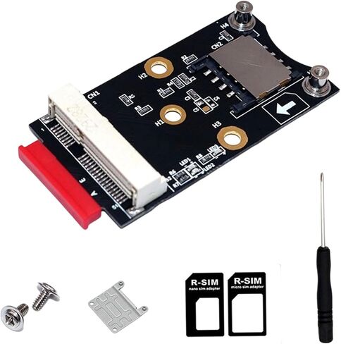 A+E Slot Adapter Module Board for Miniature PCIe WiFi 4G Compatible for 7 8 10 Systems Desktop WiFi in Kuwait